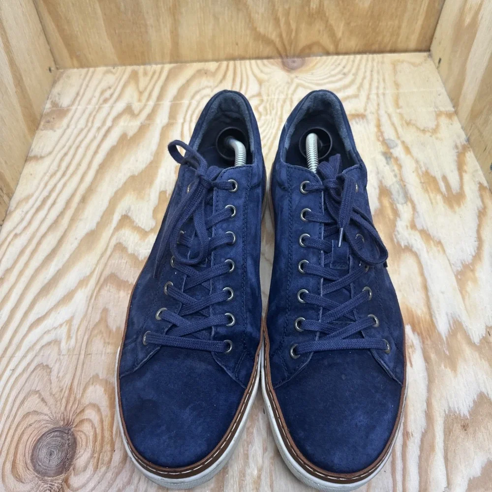 Allen Edmonds‎ Blue Suede Shoes 40 | 7 Porter Sneakers Made in Portugal Casual